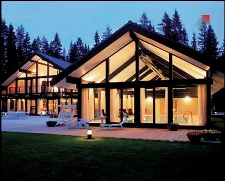 Строительство дома с применением стекла