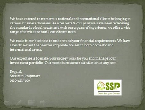 Real Estate Property Noida @ 8527778440