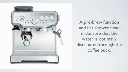 Breville BES860XL Barista Express Espresso Machine With Grinder