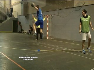 Tir de l'aile handball