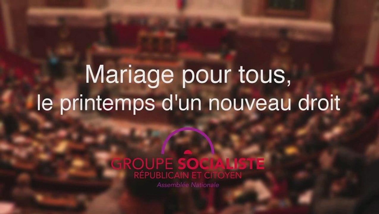 Mariage pour tous - le printemps d'un nouveau droit