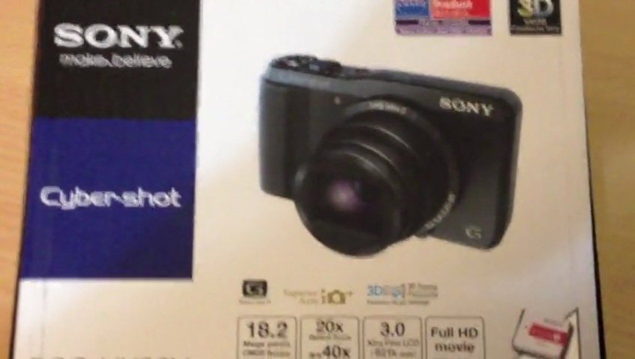 Débalage du Sony HX20
