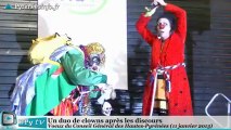 Hautes-Pyrénées Les clowns aux voeux du Conseil Général (11 janvier 2013)