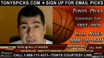 Chicago Bulls versus Phoenix Suns Pick Prediction NBA Pro Basketball Odds Preview 1-12-2013