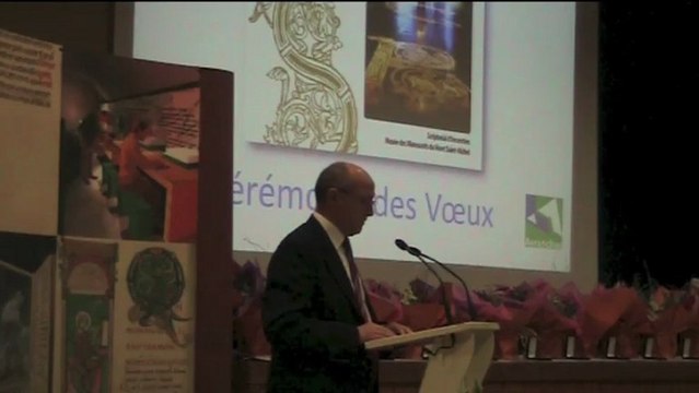 cérémonie des voeux 2013 à Avranches (50) - Hervé Gouello, DGS