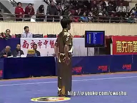 2012 Championnat de Chine KungFu Wushu changquan - Wáng Hóng Yìn - 4e