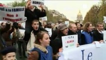 Eşcinsel evlilik karşıtları Paris'te buluşuyor