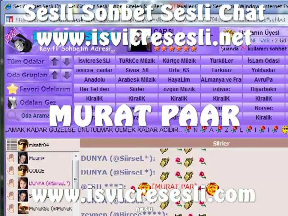 WWW.SoHBeTSaYFaM.CoM CARSI  Sesli Sohbet Sesli Eylence MuHaBeT Dostluk Burda Sohbet Sayfam.com