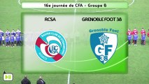 RCSA 2 - 0 GRENOBLE FOOT 38 (CFA)