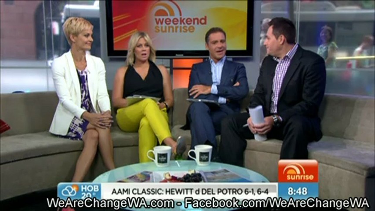 Alex Jones vs Piers Morgan Discussion on Sunrise