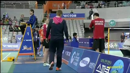 Victor Korea Open 2013 ~ XDR2 ~ Fischer/Pedersen[DEN] vs Shin/Eom[KOR] ~ Part 1