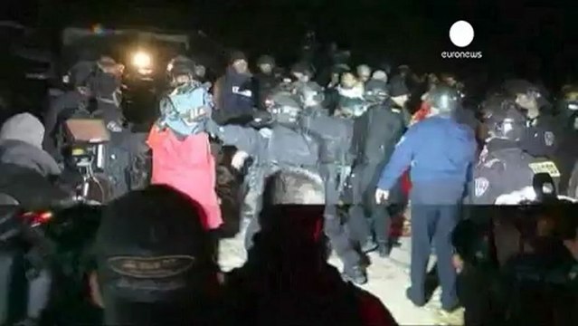 Batı Şeria'da çadır kamp kuran Filistinliler tahliye...