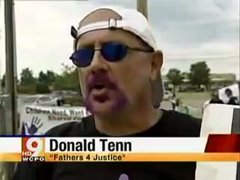 Human Rights Activist Donald Tenn Interviewed in Ohio for Fathers 4 Justice Rally Protest Fathers for Justice  F4J DIVORCE