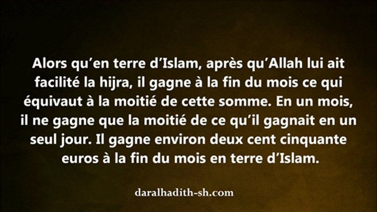 Je leur conseille à tous de sortir des pays mécréants - cheikh al 'Adani