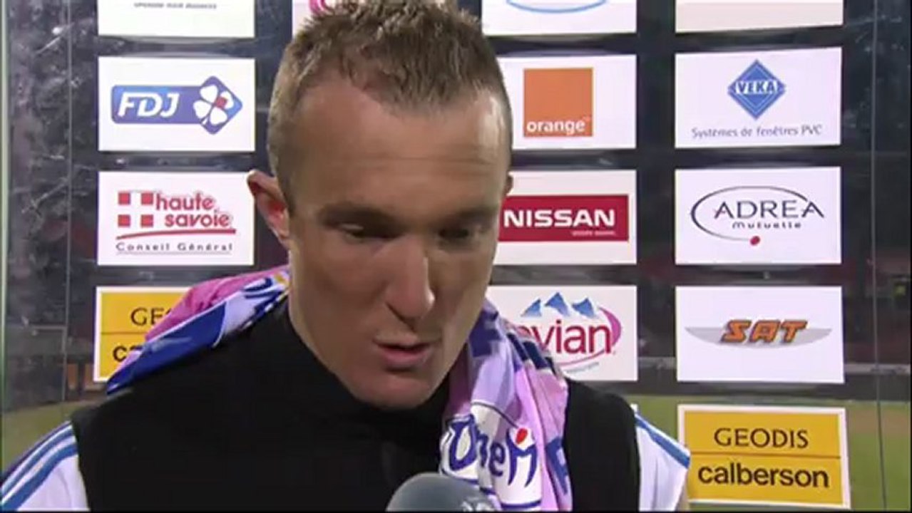 Interview de fin de match : Evian TG FC - Stade Brestois 29 - saison 2012/2013