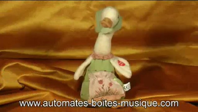 Lutèce Créations, le spécialiste des automates et des boîtes à musique, présente un de ses automates : l'automate mécanique musical canard