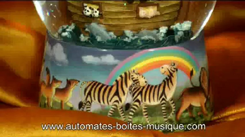 Boules à neige musicales animées