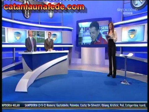 Pulvirenti nel prepartita di Catania-Roma