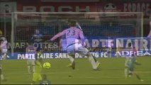 But Bruno GROUGI (90ème  2) - Evian TG FC - Stade Brestois 29 (0-2) - saison 2012/2013