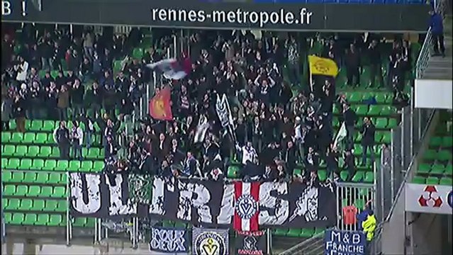 But Yoan GOUFFRAN (57ème) - Stade Rennais FC - Girondins de Bordeaux (0-2) - saison 2012/2013