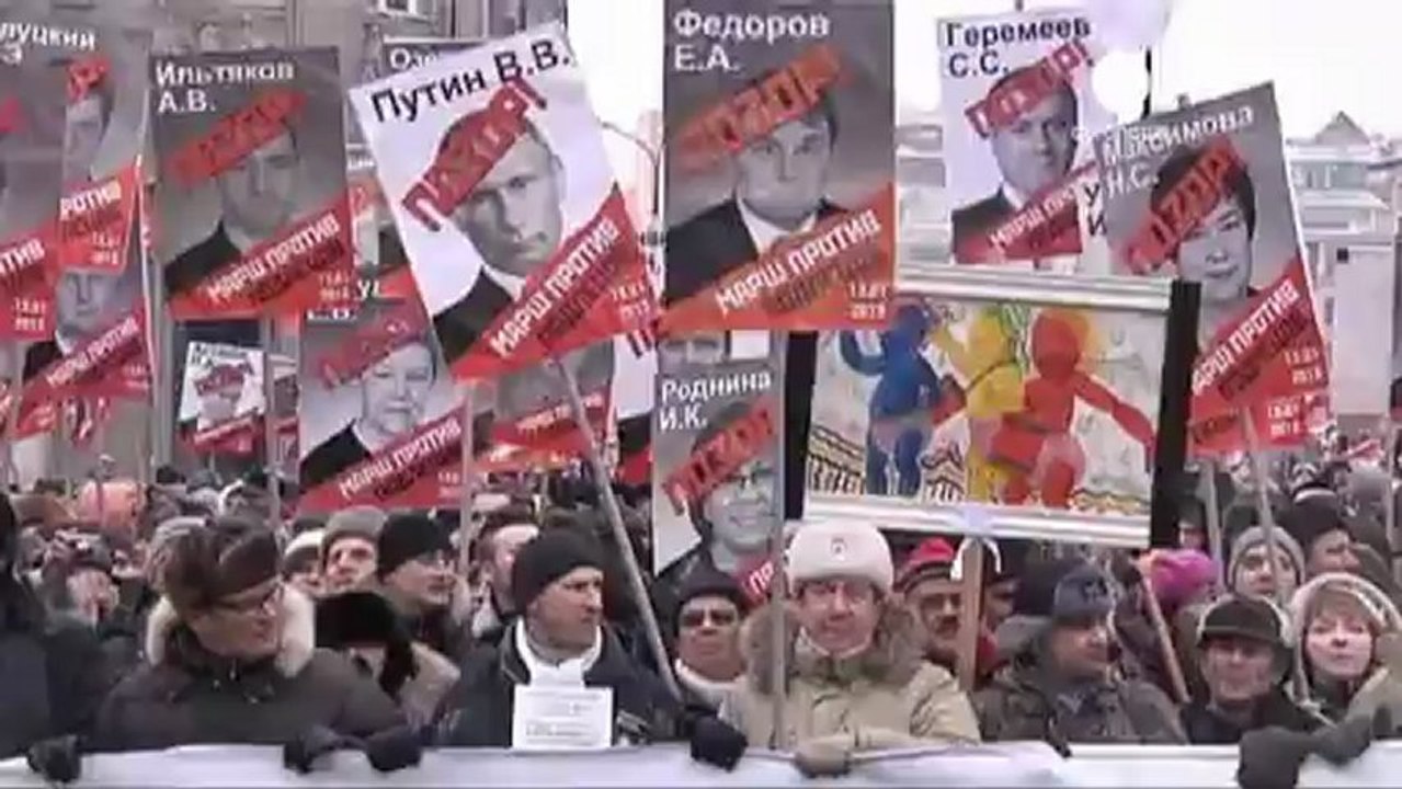 Moscow protest sparked by US adoption ban