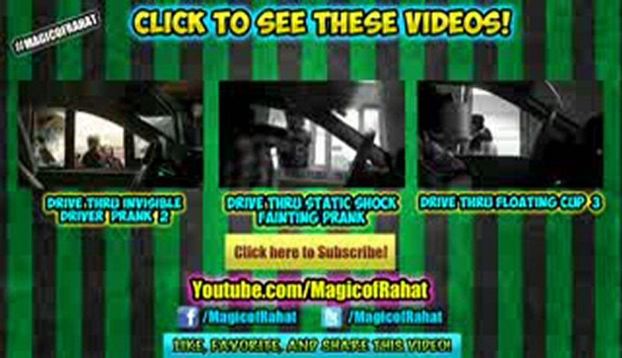 Drive Thru Invisible Driver Prank