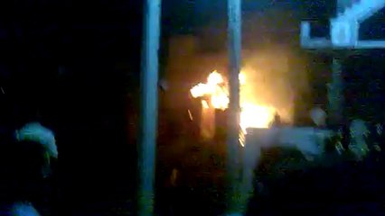 A FIRE ACCDENT AT RAMANATHAPURAM NERU NAGAR 10TH STREEAT