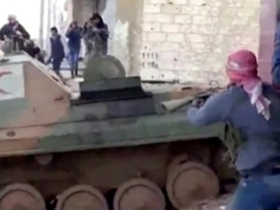 Street fighting in Syria