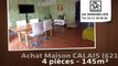 A vendre - maison - CALAIS (62100) - 4 pièces - 145m²