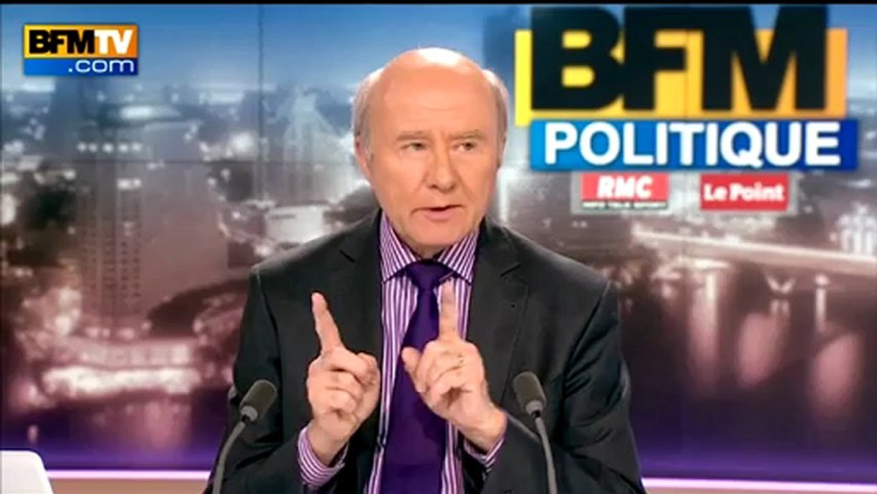 BFM Politique : l'interview BFM Business de Michel Sapin par Hedwige Chevrillon