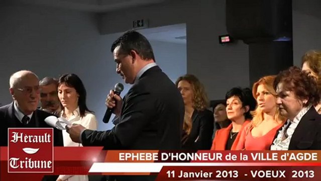 AGDE - 2013 - 13 Agathois à l'Honneur pour l'année 2013 lors des Voeux Municipaux