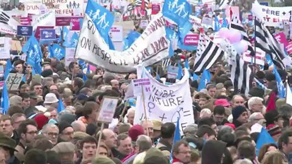 Opponents of gay marriage flood Paris streets in protest