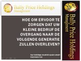 Hoe om ervoor te zorgen dat uw kleine bedrijf de overgang naar de volgende generatie zullen overleven?