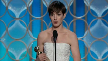 Anne Hathaway Golden Globes speech