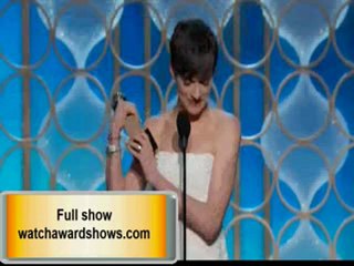 Anne Hathaway Golden Globes 2013 acceptance speech_(new) Replay