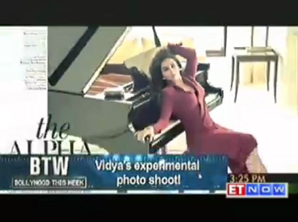 Vidya's experimental photo shoot!