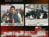 Long March & Wahdat e Muslimeen,s Sit-in News Package 14 January 2013