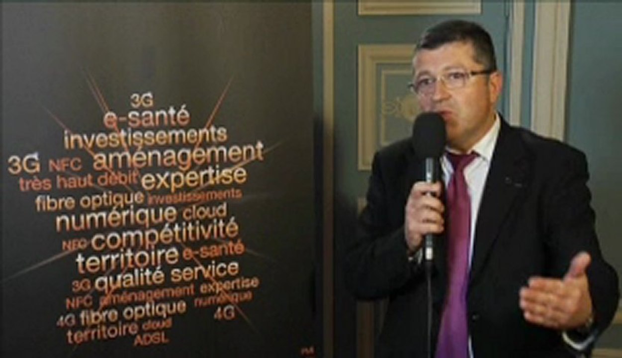 Franck Proust interviewé aux rendez-vous parlementaires d'Orange 141112
