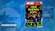 Le Barça, Mourinho et Van Persie dans votre revue de presse !