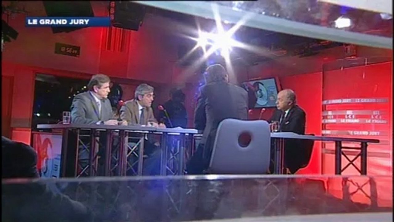 Laurent Fabius était l'invité du Grand Jury du dimanche 13 janvier 2013