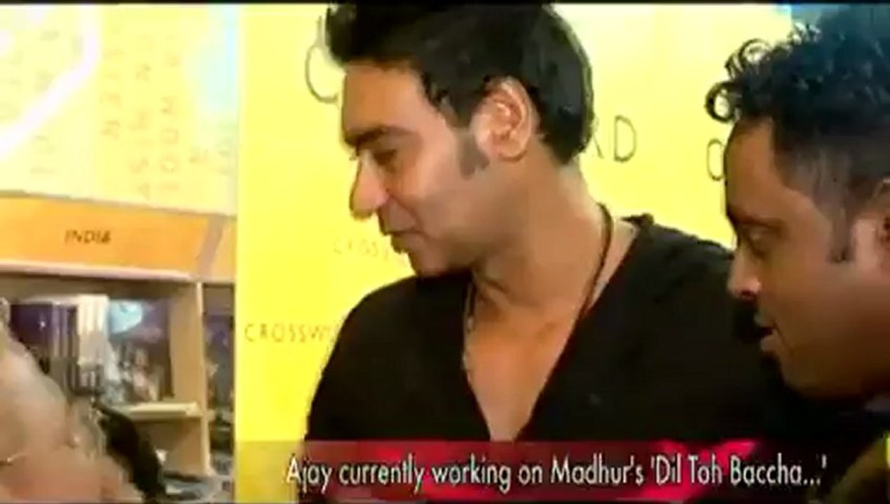 Ajay Devgn at a book launch.mp4
