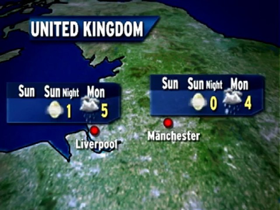 UK Weather Outlook - 01/14/2013