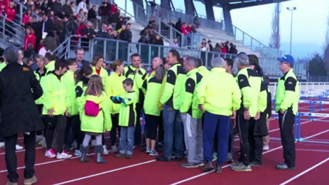 inauguration du stade d'athlétisme