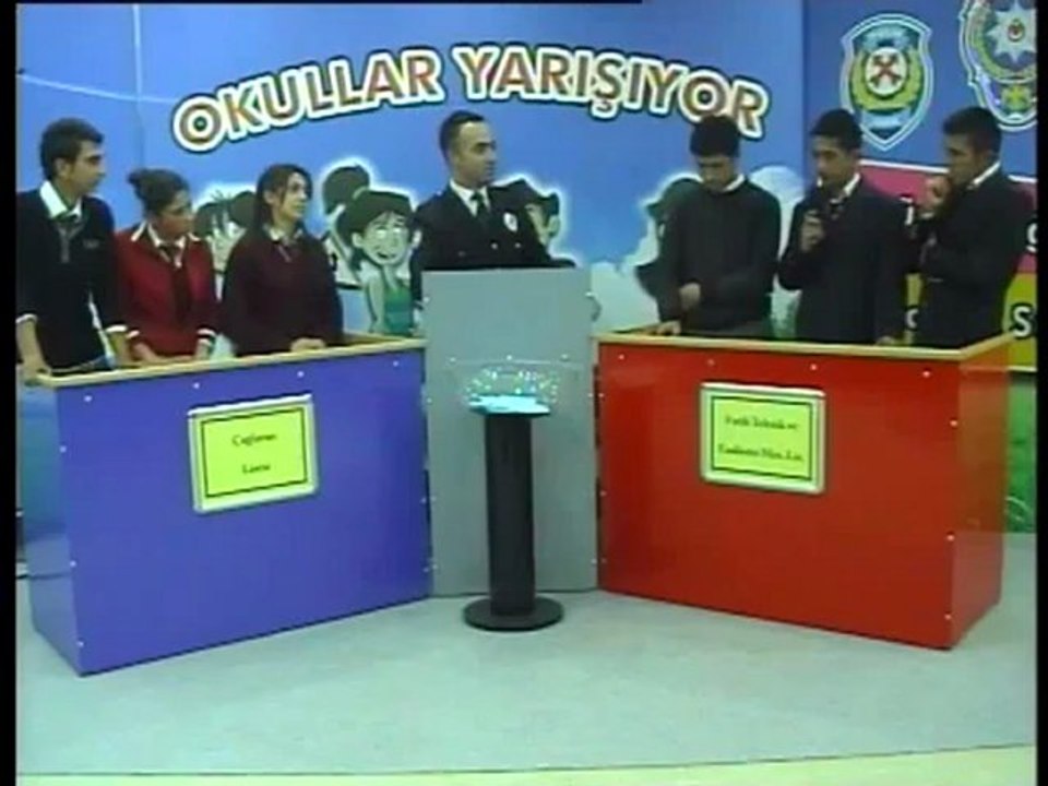 OKULLAR YARIŞIYOR. 2.HAFTA. ( FATİH TEKNİK VE ENDÜSTRİ MESLEK LİSESİ- ÇAĞLAYAN LİSESİ)   13.01.2013