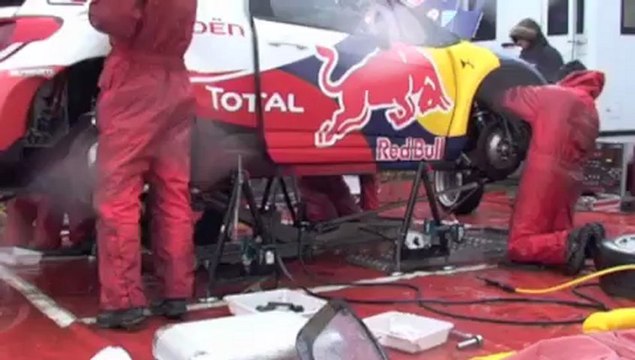 Premiers essais de Sébastien Loeb sur le Rallye Monte Carlo 2013