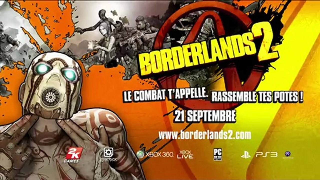 Borderlands 2 - Bande-annonce #5 GC 2012 - Viens et attrape-moi