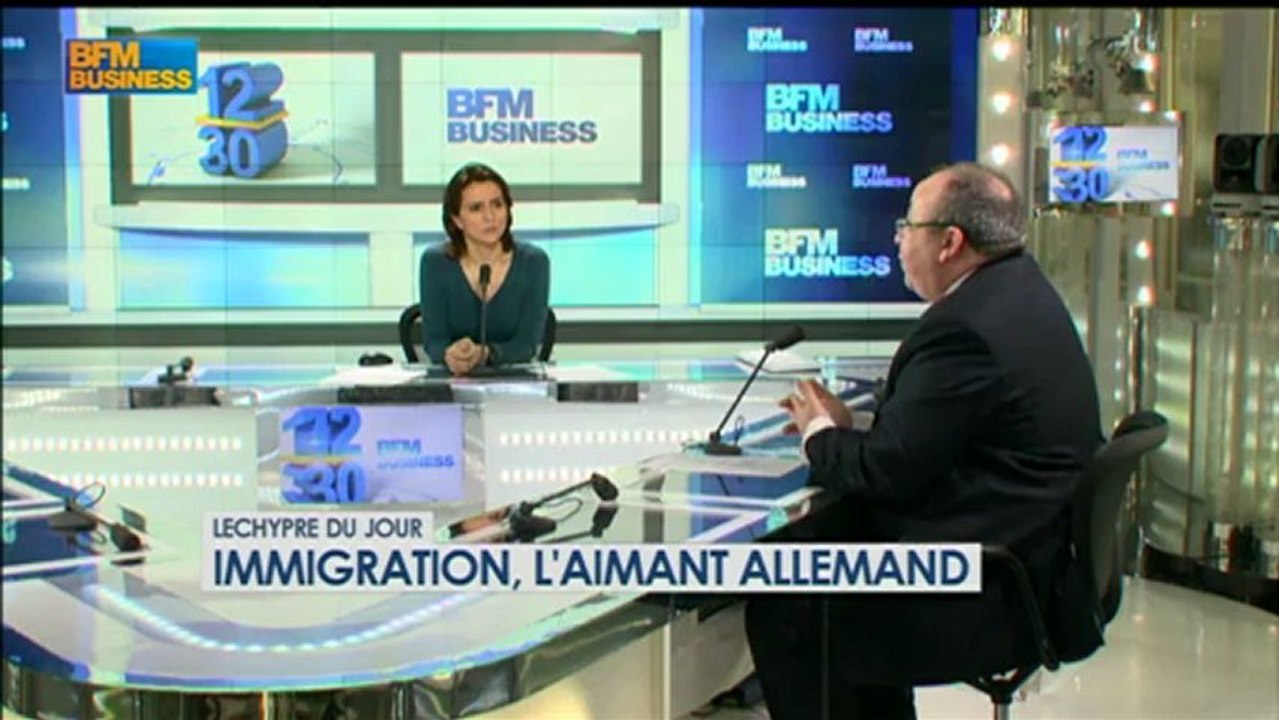Lechypre : Immigration, l'aimant allemand - 14 janvier - BFM  Business