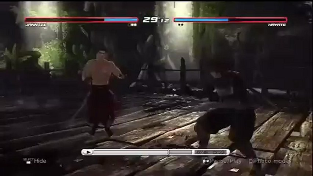 Dead Or Alive 5 - Gameplay #9 - Jann Lee vs Ayate