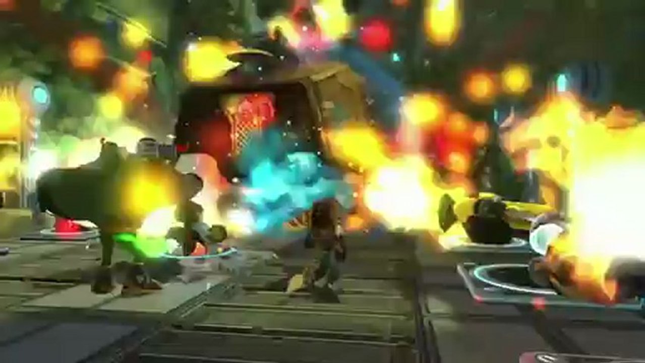 Ratchet & Clank Q-Force - Gameplay #1 - Ratchet en action (GC 2012)