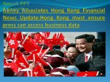 Abney Associates Hong Kong Financial News Update